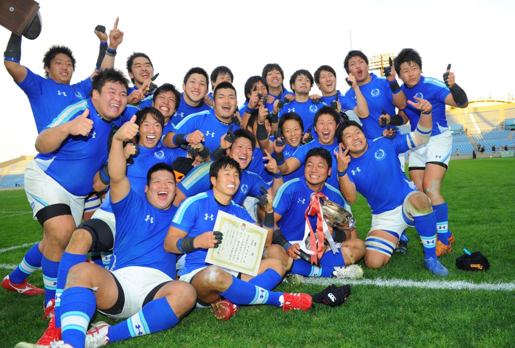 関東大学リーグ戦１部で２年ぶり５度目の優勝を果たした東海大。ベスト15に８人が入った（撮影：BBM）